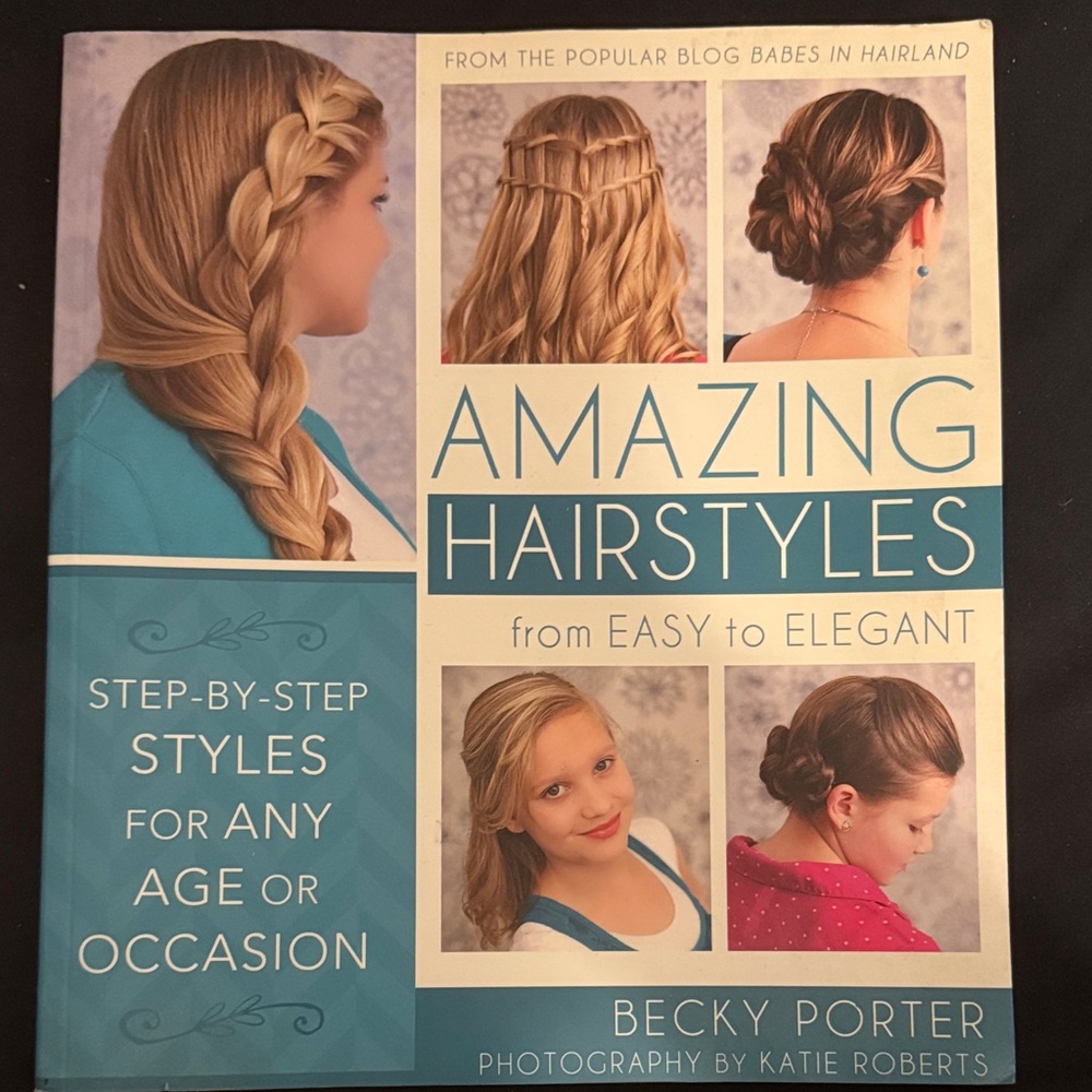 Amazing Hairstyles Book by - Teal Cover